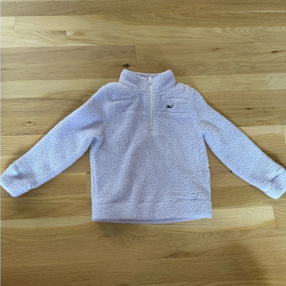 Cuddly vineyard vines fleece in lavender size 4T